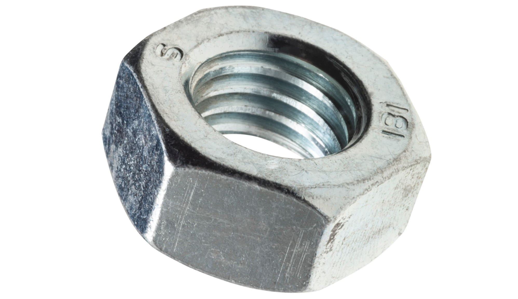 Artículo TUERCA HEXAGONAL 8.8 MM P3.00 GALVANIZADA 27 de nuestra sub línea TUERCA HEXAGONAL LIVIANA G2 NC NATURAL referente a la línea tuercas