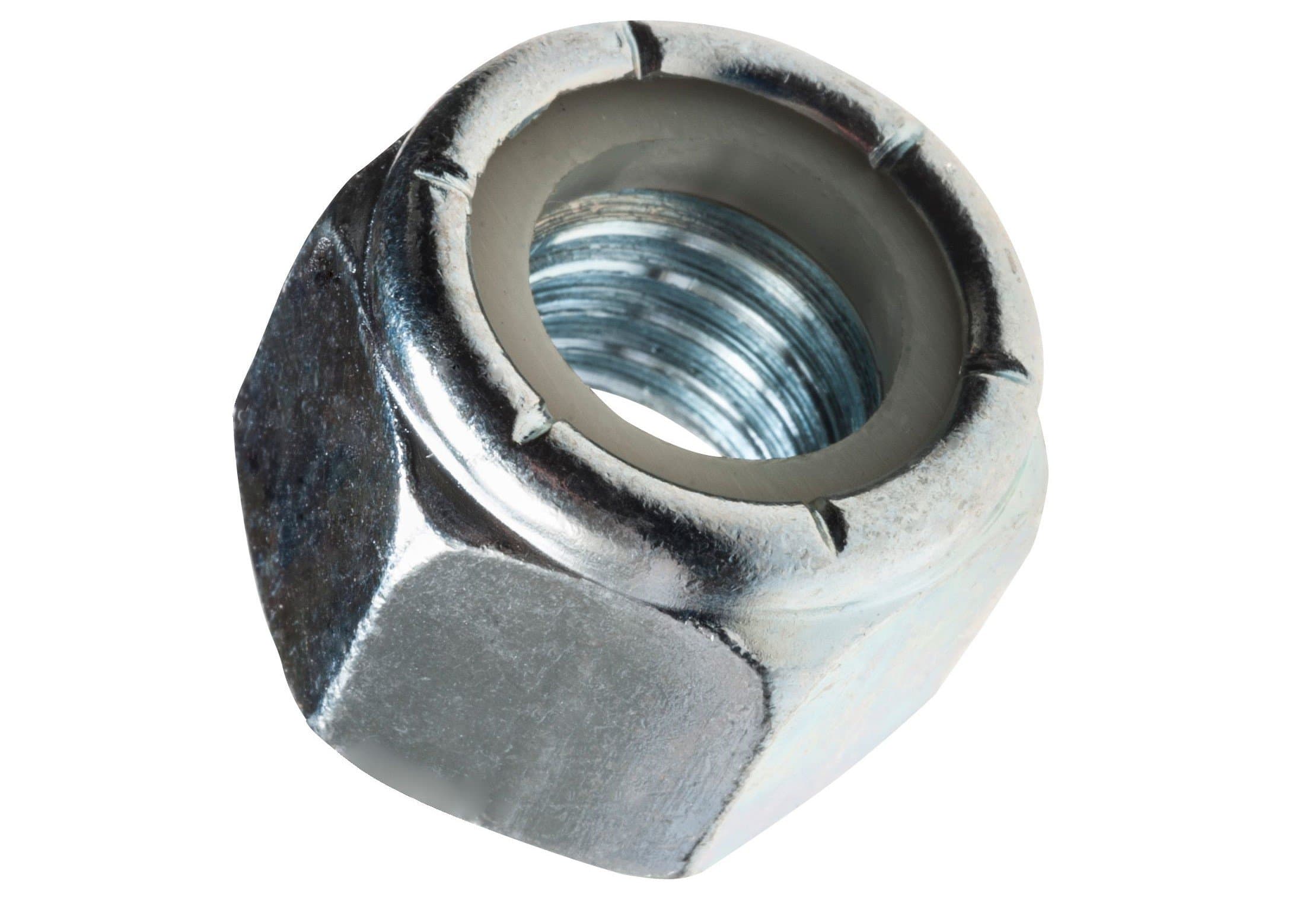 Artículo TUERCA SEGURIDAD INSERTO NYLON MM EF P1.50 GALVANIZADA 30 de nuestra sub línea TUERCA HEXAGONAL LIVIANA G2 NC NATURAL referente a la línea tuercas