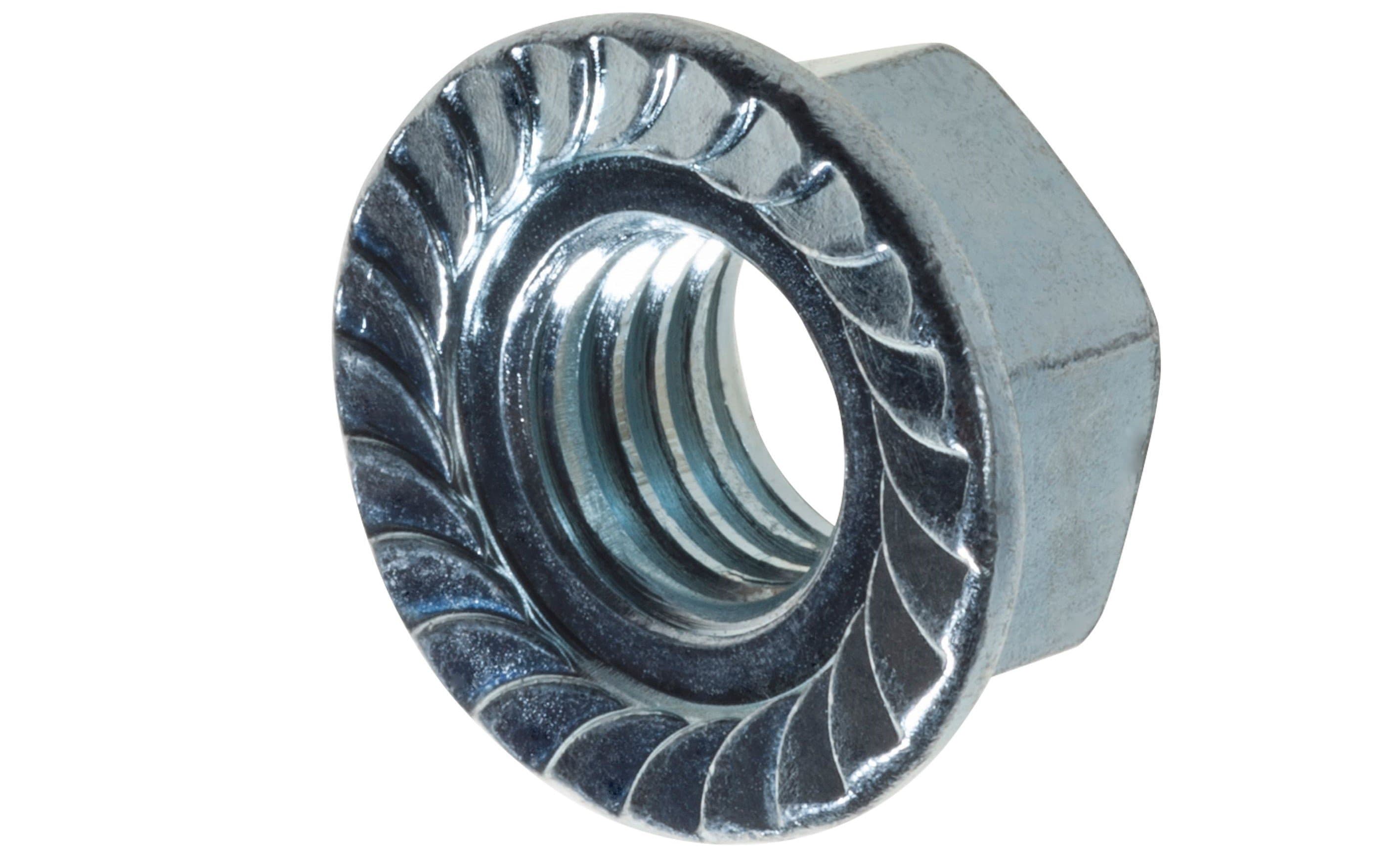 Artículo TUERCA HEXAGONAL FLANGE MM NF P1.25 GALVANIZADA 10 de nuestra sub línea TUERCA HEXAGONAL LIVIANA G2 NC NATURAL referente a la línea tuercas