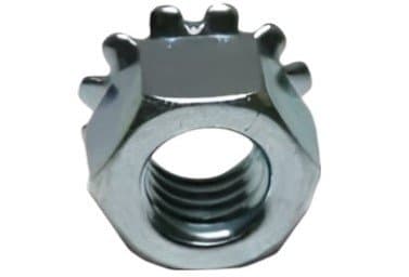 Artículo TUERCA HEXAGONAL ESTRELLA ESTRIADO EXTERIOR NC 24H GALVANIZADA 3/16 de nuestra sub línea TUERCA HEXAGONAL LIVIANA G2 NC NATURAL referente a la línea tuercas