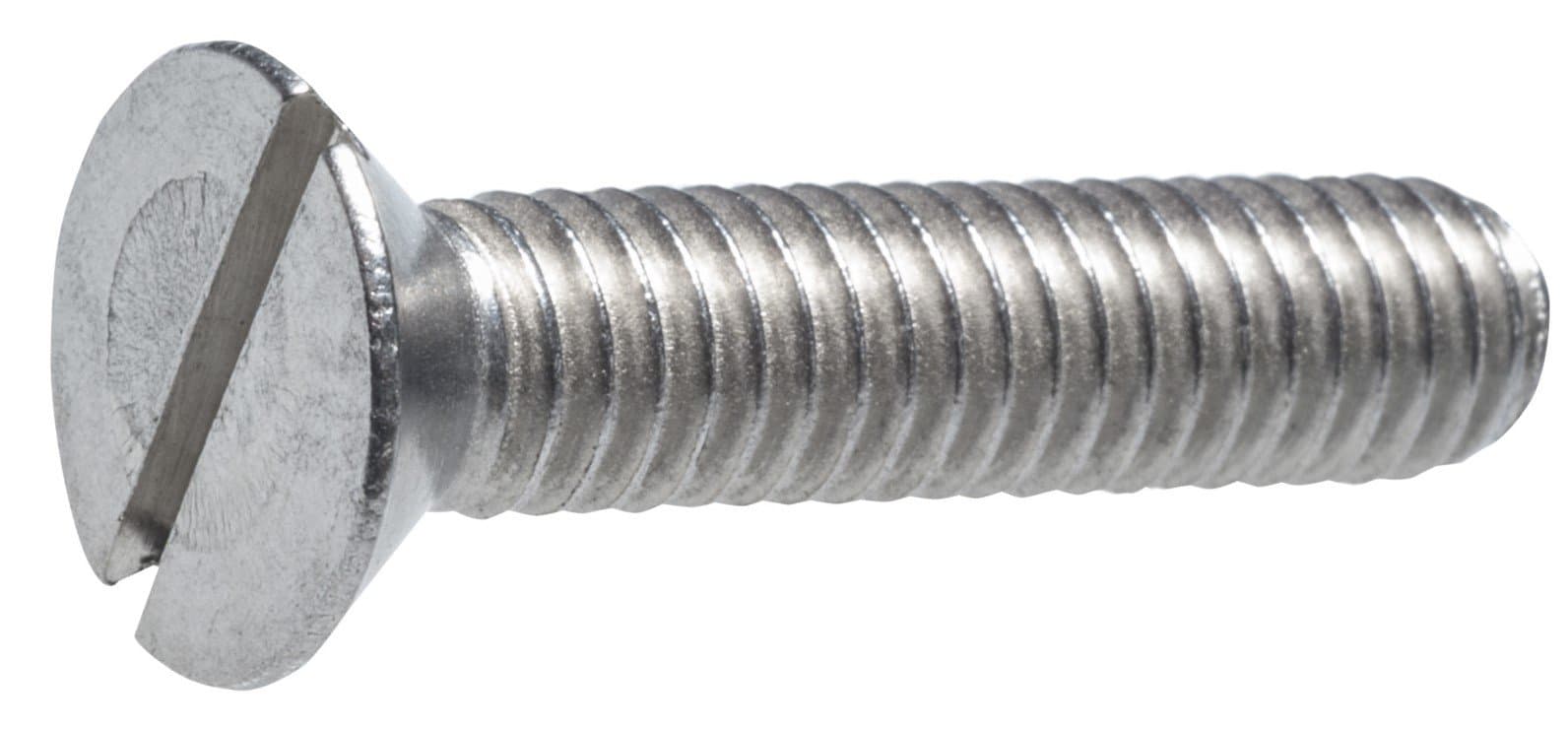 Artículo TORNILLO ESTUFA CABEZA PLANA RANURADA T304 INOXIDABLE NC 1/8X1/2 de nuestra sub línea TORNILLO COCHE G2 NC NATURAL referente a la línea tornillos varios