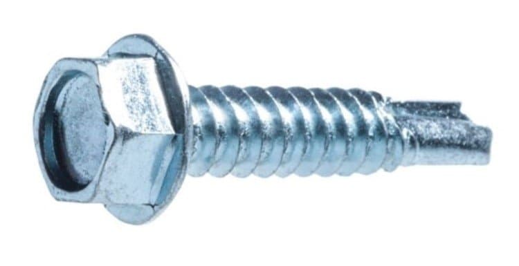 Artículo PIJA CABEZA HEXAGONAL PUNTA DE BROCA SIN EMPAQUE GALVANIZADA 1/4X1 de nuestra sub línea PIJA MULTIUSOS PHILLIPS NEGRA referente a la línea pijas