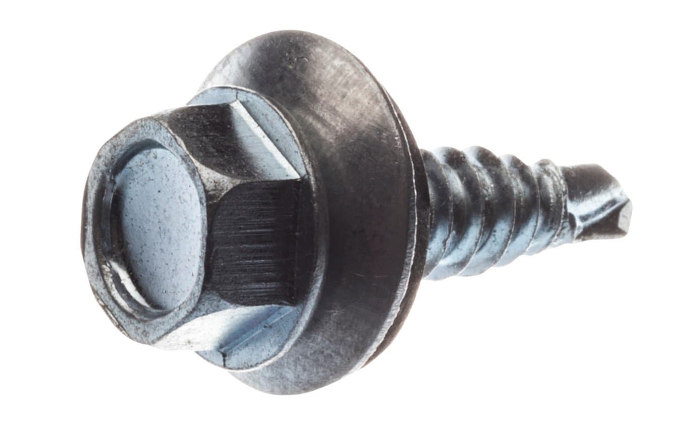 Artículo PIJA CABEZA HEXAGONAL PUNTA DE BROCA LAP CON EMPAQUE GALVANIZADA 1/4X1 de nuestra sub línea PIJA MULTIUSOS PHILLIPS NEGRA referente a la línea pijas