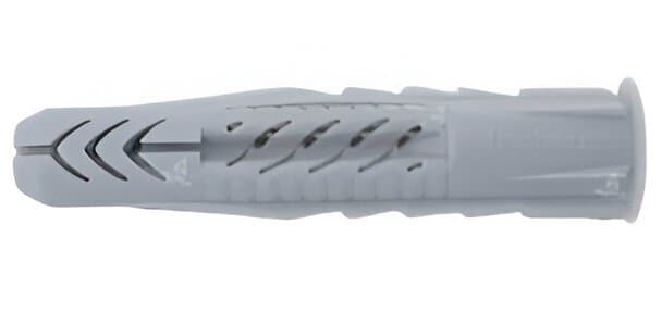 Artículo TAQUETE DE PLASTICO FISCHER 1/4 de nuestra sub línea TAQUETE DE PLASTICO ANKER GRIS referente a la línea taquetes