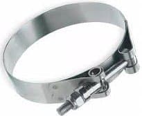 Artículo ABRAZADERA DE ALTA PRESION GALVANIZADA (122-130) de nuestra sub línea UNICANAL SOLIDO CALIBRE 16 referente a la línea soporteria y sujecion