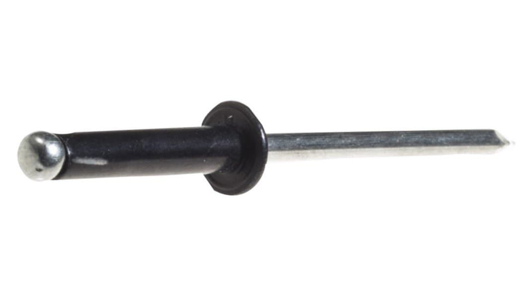 Artículo REMACHE DE CLAVO POP DE ALUMINIO COLOR NEGRO AS68 3/16X1/2 CABEZA ANCHA L0.665 de nuestra sub línea UNICANAL SOLIDO CALIBRE 16 referente a la línea soporteria y sujecion