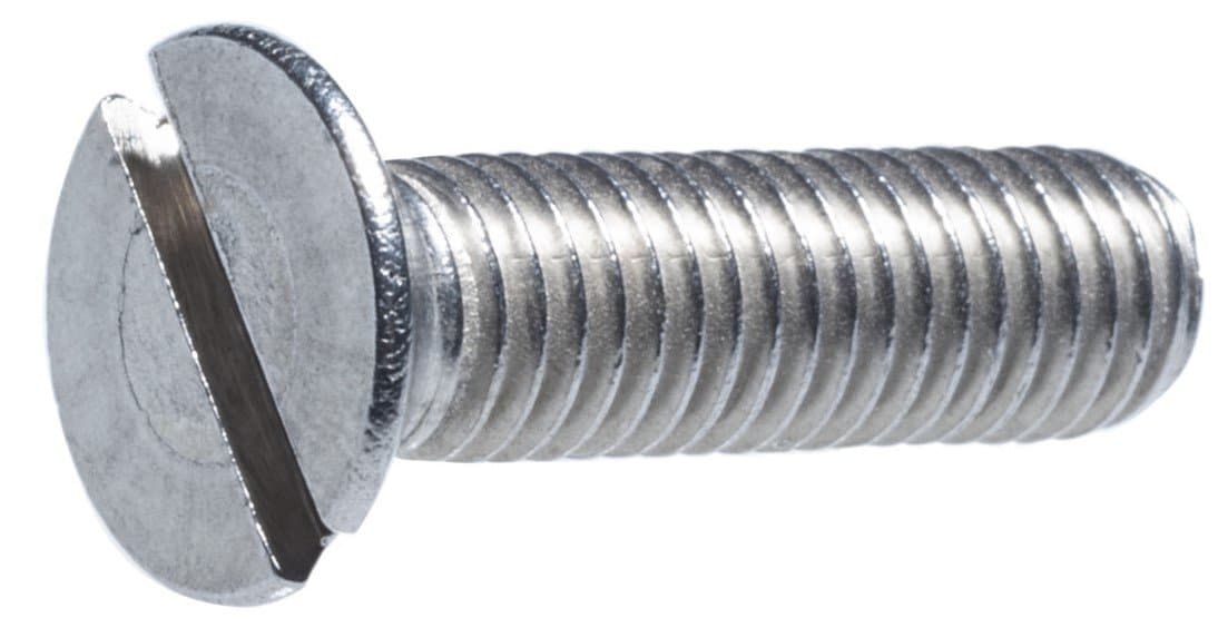 Artículo TORNILLO CABEZA PLANA RANURADA T304 INOXIDABLE MM 5X50 de nuestra sub línea TORNILLO COCHE G2 NC NATURAL referente a la línea tornillos varios