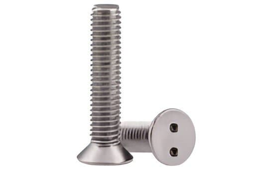 Artículo TORNILLO DE SEGURIDAD CABEZA PLANA SERPIENTE T304 INOXIDABLE MM 6X20 de nuestra sub línea TORNILLO COCHE G2 NC NATURAL referente a la línea tornillos varios