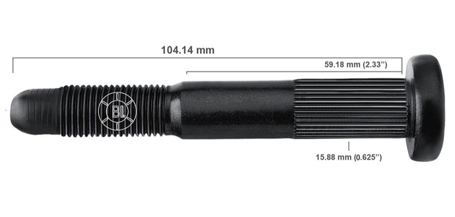 Artículo BIRLO RUEDA DERECHA M14-1.50X104.140 (4.10IN) BR10-055RP H11-171 1168-R de nuestra sub línea PERNO AGRICOLA referente a la línea automotriz