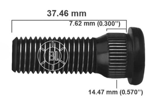Artículo BIRLO RUEDA DERECHA M12-1.50X37.500 (1.48IN) BR20-055RP H22-141 2159-R de nuestra sub línea PERNO AGRICOLA referente a la línea automotriz