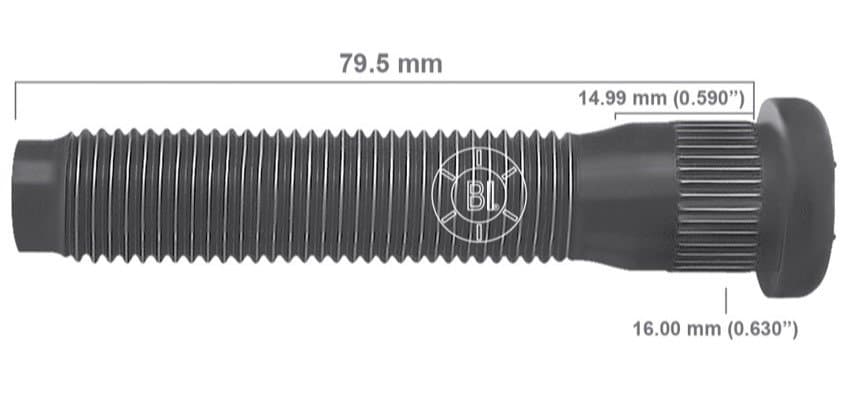 Artículo BIRLO RUEDA DERECHA M14-2.00X77.770 (3.06IN) BR30-047RP H33-173 3173-R de nuestra sub línea PERNO AGRICOLA referente a la línea automotriz