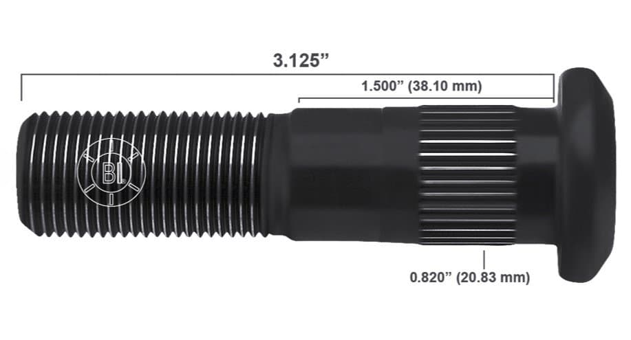 Artículo BIRLO EXTRA PESADO IZQUIERDA 3/4-16X3.125 (79.38MM) BR50-123LP H55-240 5140A-L de nuestra sub línea PERNO AGRICOLA referente a la línea automotriz