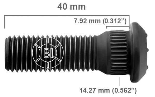 Artículo BIRLO RUEDA DERECHA M12-1.50X40.000 (1.58IN) BR70-201RP H44-502 4608-R de nuestra sub línea PERNO AGRICOLA referente a la línea automotriz