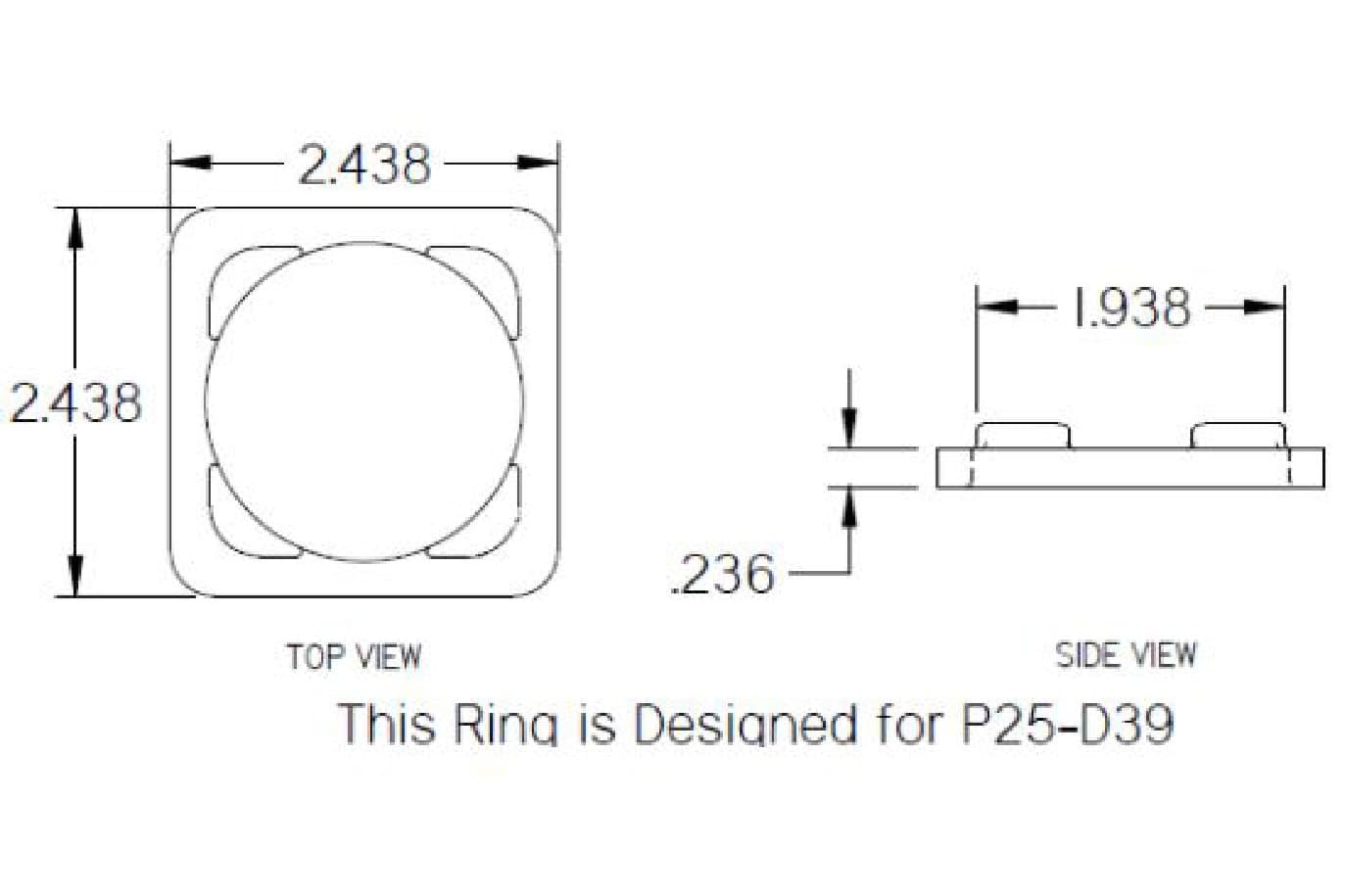 Artículo ANILLO RETENEDOR FUNDIDO 2.5 de nuestra sub línea TAPON DE APILAMIENTO FUNDIDO referente a la línea nesting caps