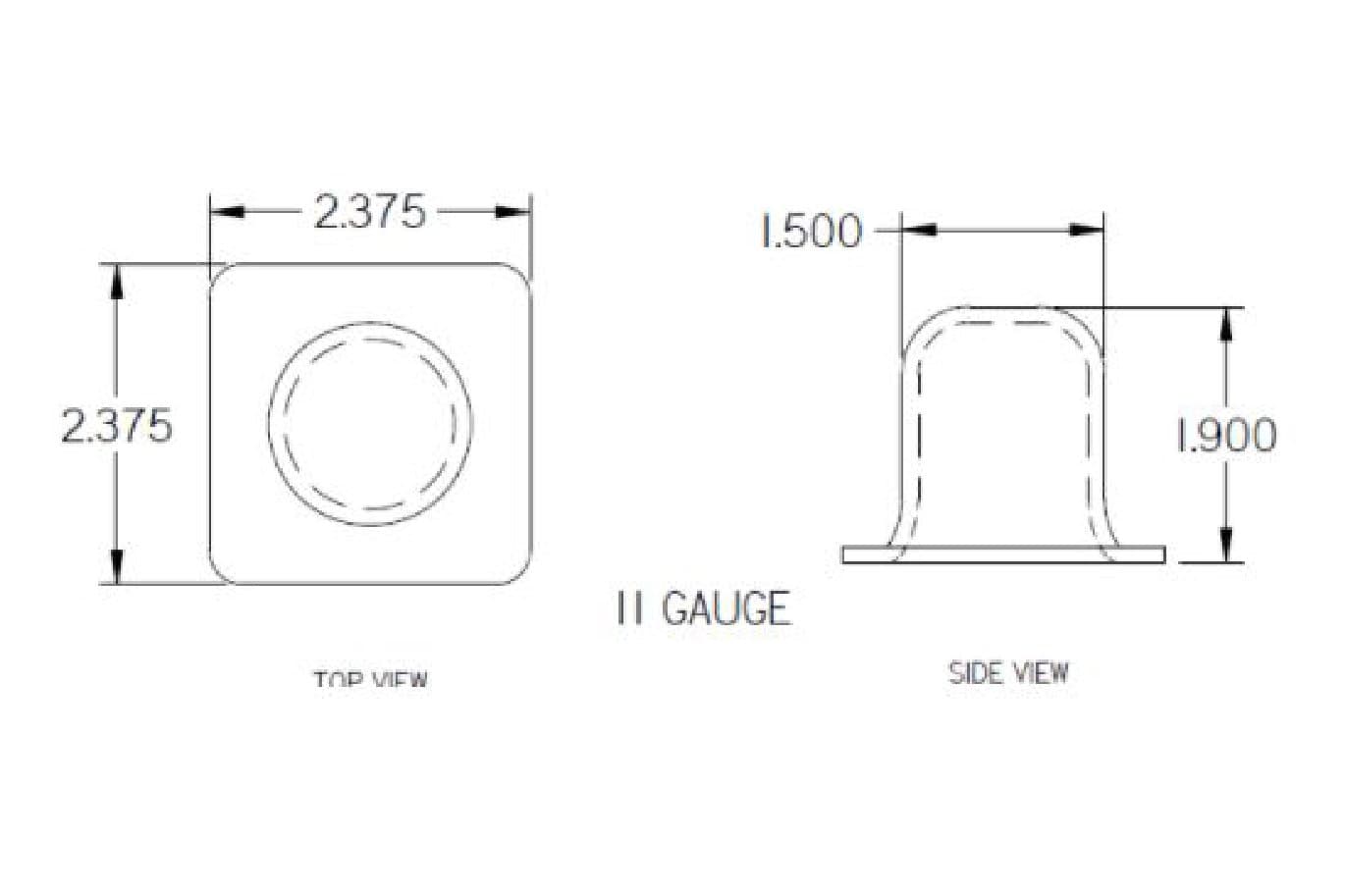 Artículo TAPON DE APILAMIENTO ESTAMPADO 2.5 de nuestra sub línea TAPON DE APILAMIENTO FUNDIDO referente a la línea nesting caps