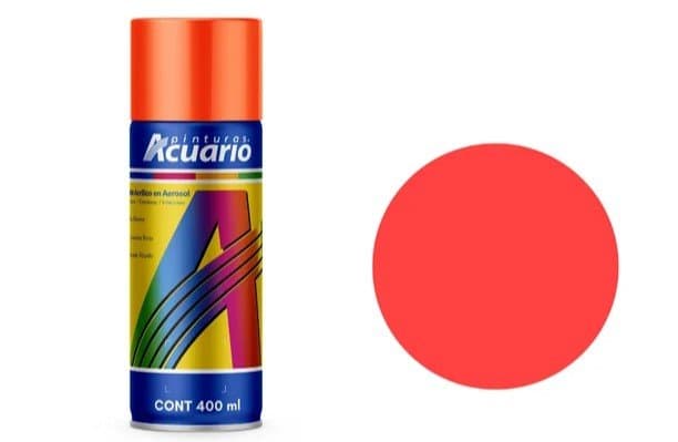 Artículo AEROSOL ACUARIO NARANJA FLUORESCENTE AA76305 de nuestra sub línea AEROSOLES referente a la línea aerosoles