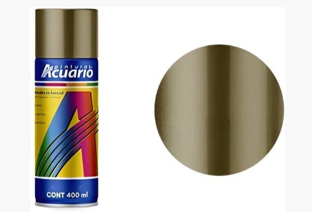 Artículo AEROSOL ACUARIO ORO RICO METALICO AA78605 de nuestra sub línea AEROSOLES referente a la línea aerosoles