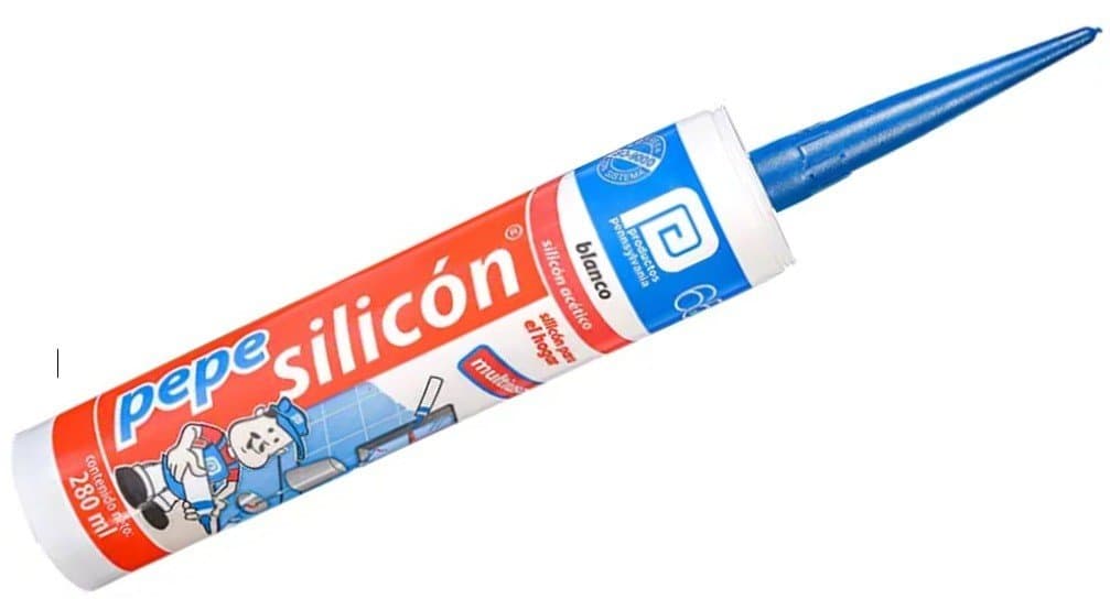 Artículo PEPE SILICON BLANCO CARTUCHO 280ML 3SSI00798 de nuestra sub línea ABRASIVOS referente a la línea adhesivos y abrasivos