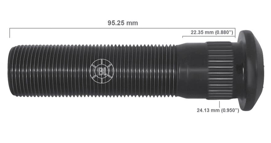 Artículo BIRLO EXTRA PESADO DERECHA M22-1.50X94.000 (3.70IN) BR50-112RP H99-740 9740-R de nuestra sub línea PERNO AGRICOLA referente a la línea automotriz