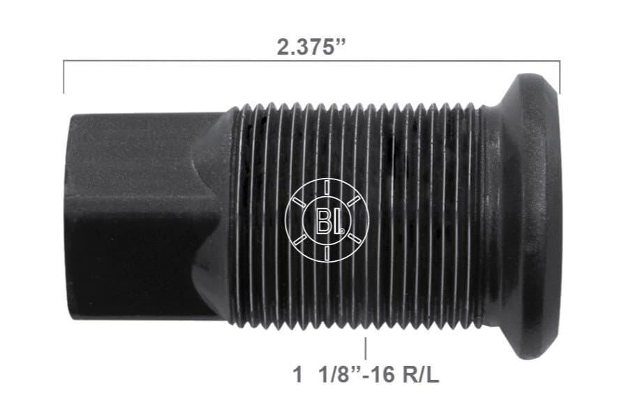 Artículo CAPUCHON IZQUIERDA 1-1/8-16X2.375 PAVONADA CA00-002LP H23-302 39T-L de nuestra sub línea PERNO AGRICOLA referente a la línea automotriz