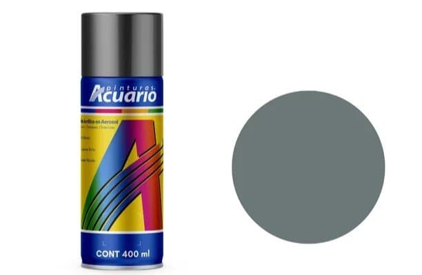 Artículo AEROSOL ACUARIO GRIS ACERO AA76005 de nuestra sub línea AEROSOLES referente a la línea aerosoles
