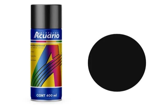 Artículo AEROSOL ACUARIO NEGRO BRILLANTE AA79905 de nuestra sub línea AEROSOLES referente a la línea aerosoles