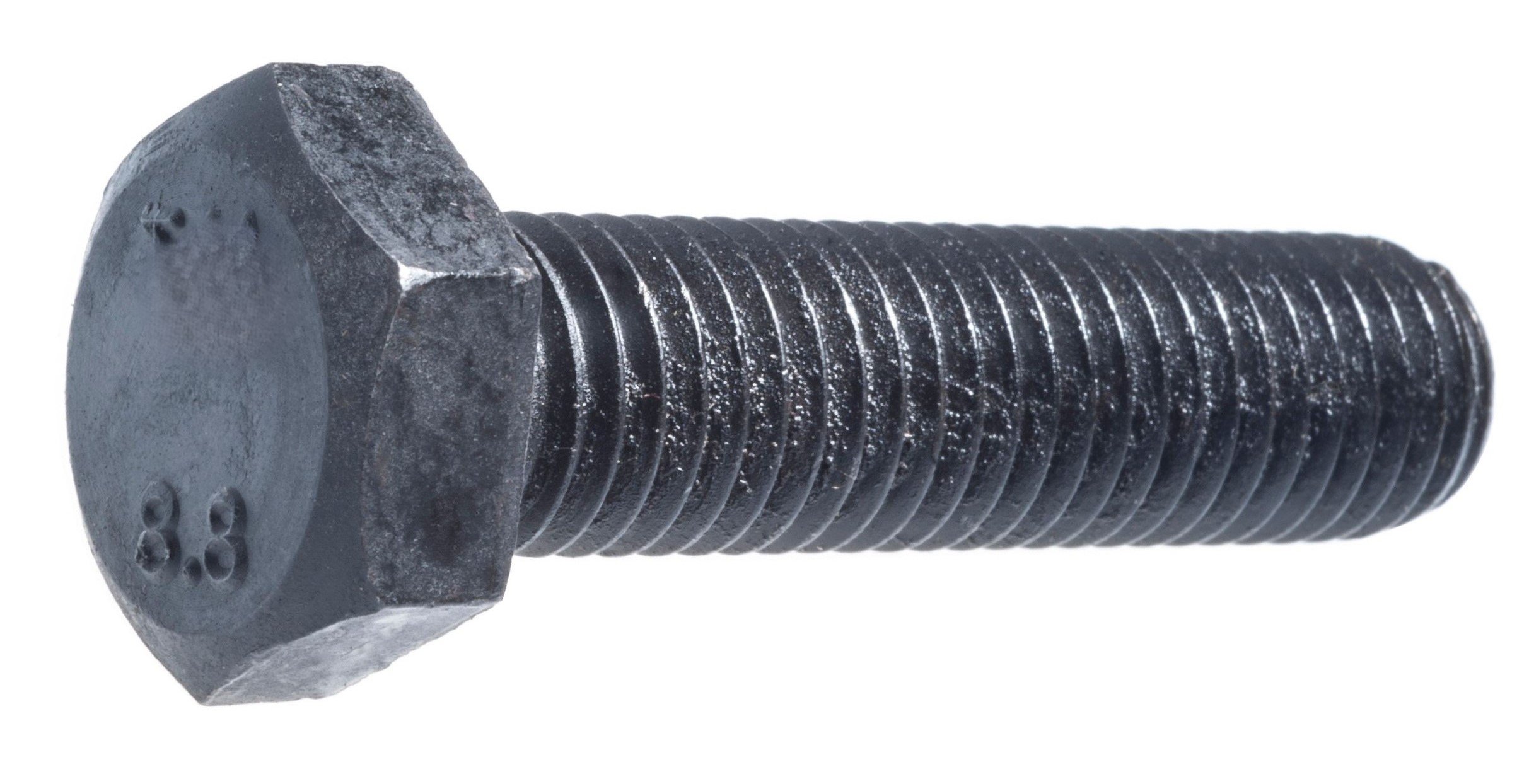 Artículo TORNILLO HEXAGONAL 8.8 MM CUERDA CORRIDA P3.50 PAVONADO 30X50 de nuestra sub línea TORNILLO HEXAGONAL G2 NC CUERDA CORRIDA NATURAL referente a la línea tornillos