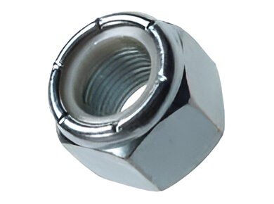 Artículo TUERCA SEGURIDAD INSERTO NYLON MM NF P1.50 GALVANIZADA 22 de nuestra sub línea TUERCA HEXAGONAL LIVIANA G2 NC NATURAL referente a la línea tuercas
