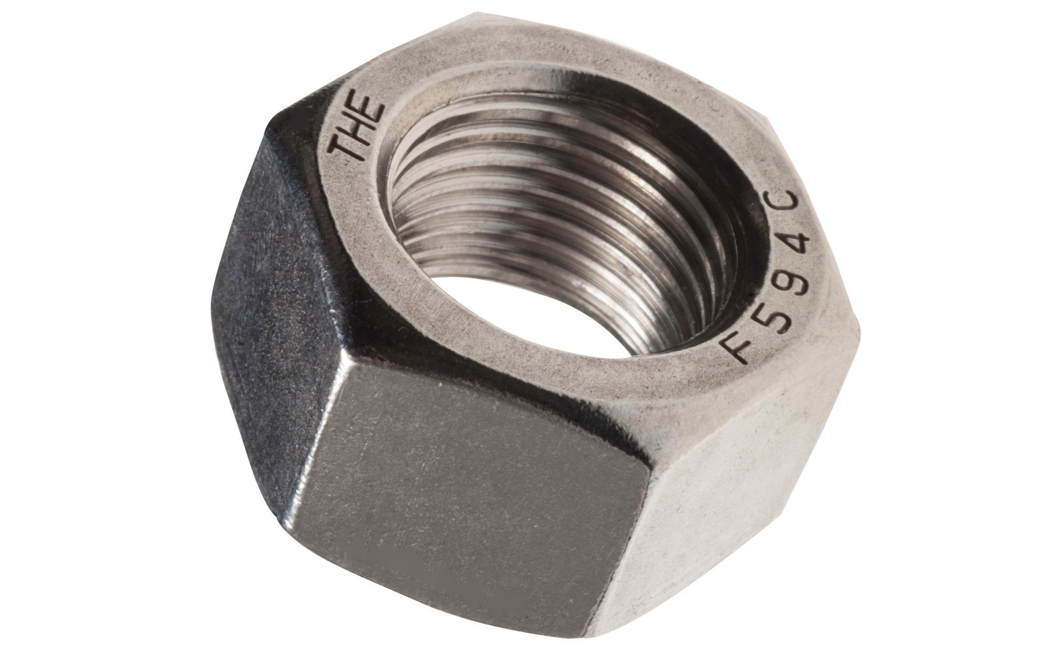 Artículo TUERCA HEXAGONAL T304 INOXIDABLE NF 20H 1/2 de nuestra sub línea TUERCA HEXAGONAL LIVIANA G2 NC NATURAL referente a la línea tuercas