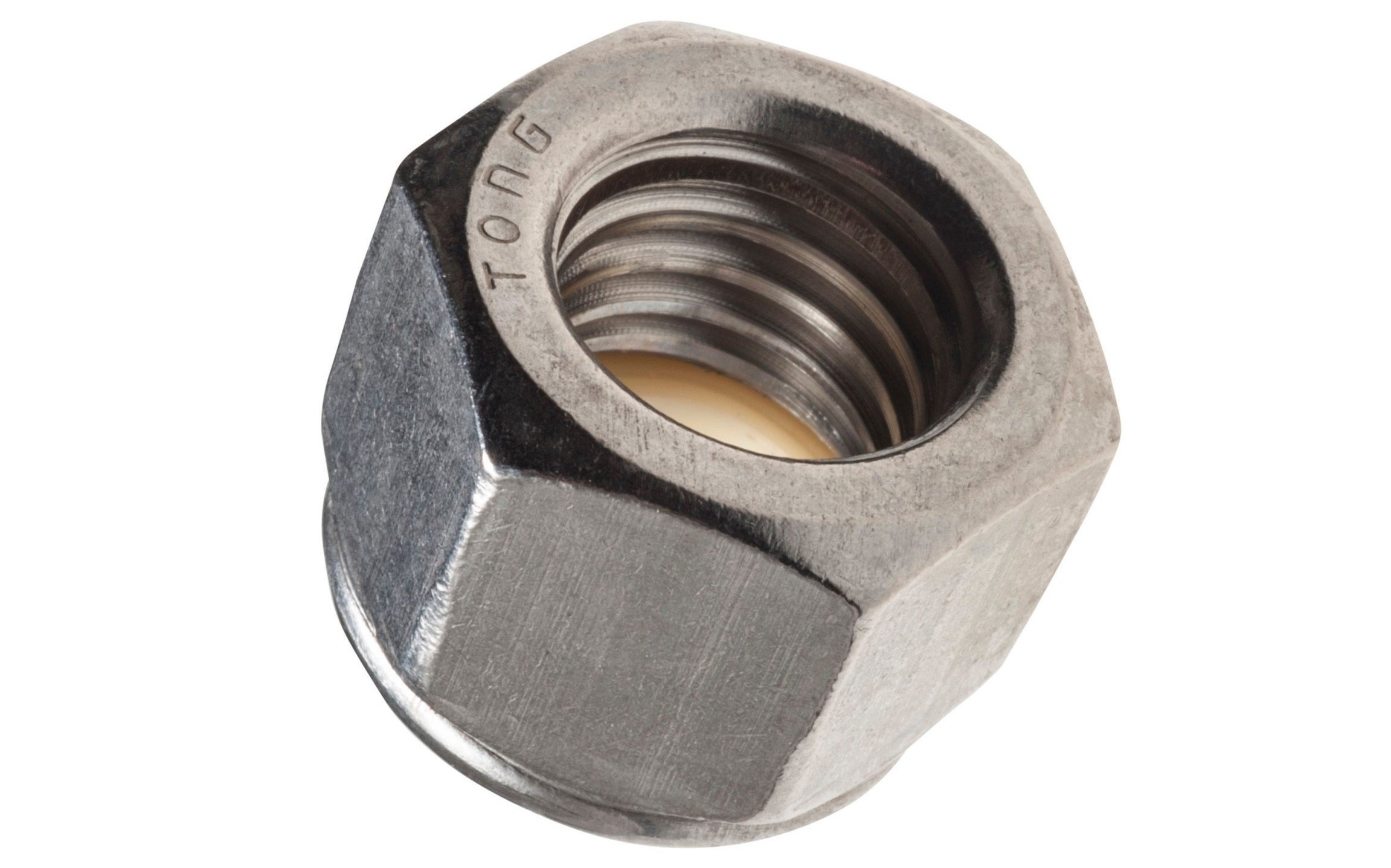 Artículo TUERCA SEGURIDAD INSERTO NYLON T304 INOXIDABLE NC 6-32 de nuestra sub línea TUERCA HEXAGONAL LIVIANA G2 NC NATURAL referente a la línea tuercas