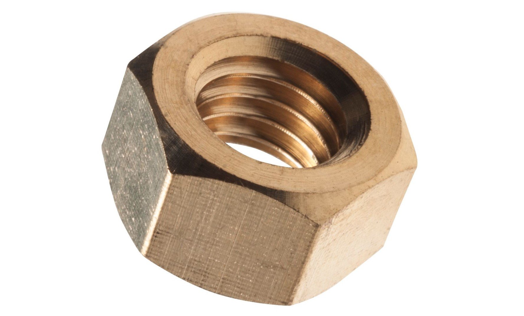 Artículo TUERCA HEXAGONAL LATON NC 18H 5/16 de nuestra sub línea TUERCA HEXAGONAL LIVIANA G2 NC NATURAL referente a la línea tuercas