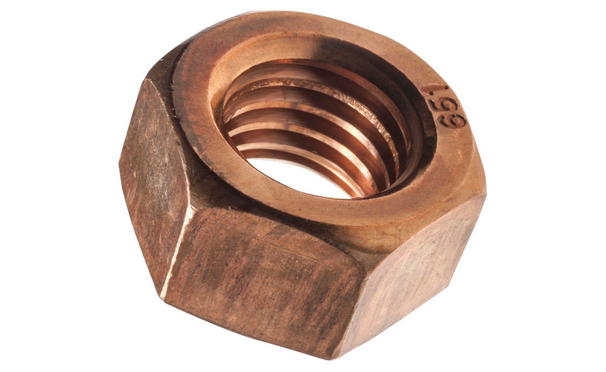 Artículo TUERCA HEXAGONAL BRONCE NC 11H 5/8 de nuestra sub línea TUERCA HEXAGONAL LIVIANA G2 NC NATURAL referente a la línea tuercas