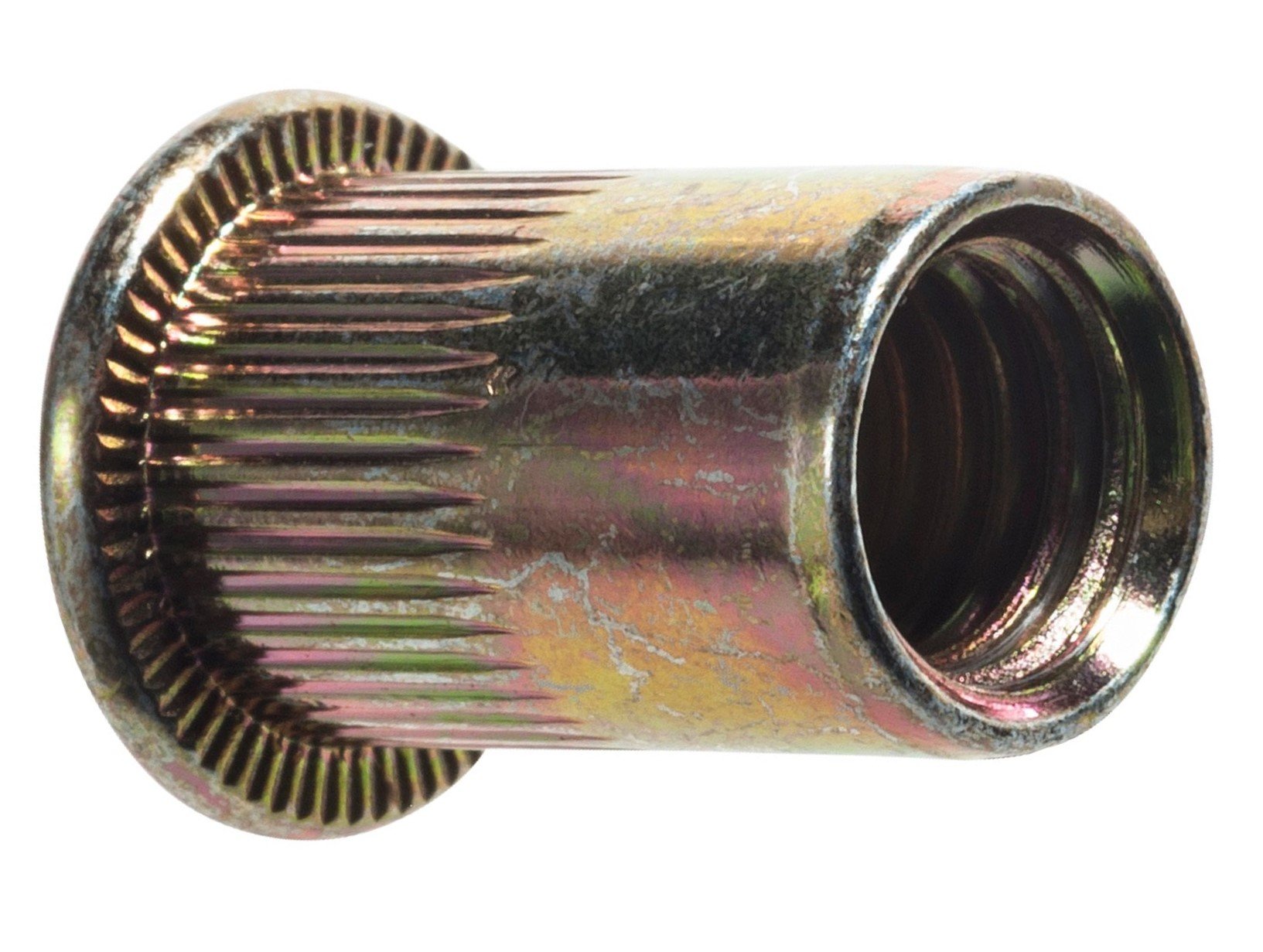 Artículo TUERCA REMACHABLE MOLETEADA EUROPEA ALA ANCHA MM P1.00 TROPICALIZADA 6 de nuestra sub línea TUERCA HEXAGONAL LIVIANA G2 NC NATURAL referente a la línea tuercas