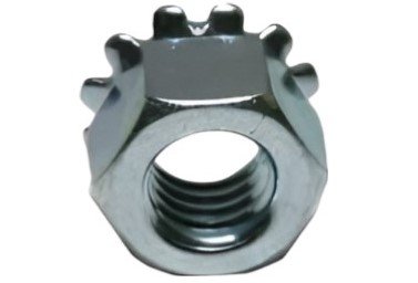 Artículo TUERCA HEXAGONAL ESTRELLA ESTRIADO EXTERIOR NC 24H GALVANIZADA 3/16 de nuestra sub línea TUERCA HEXAGONAL LIVIANA G2 NC NATURAL referente a la línea tuercas