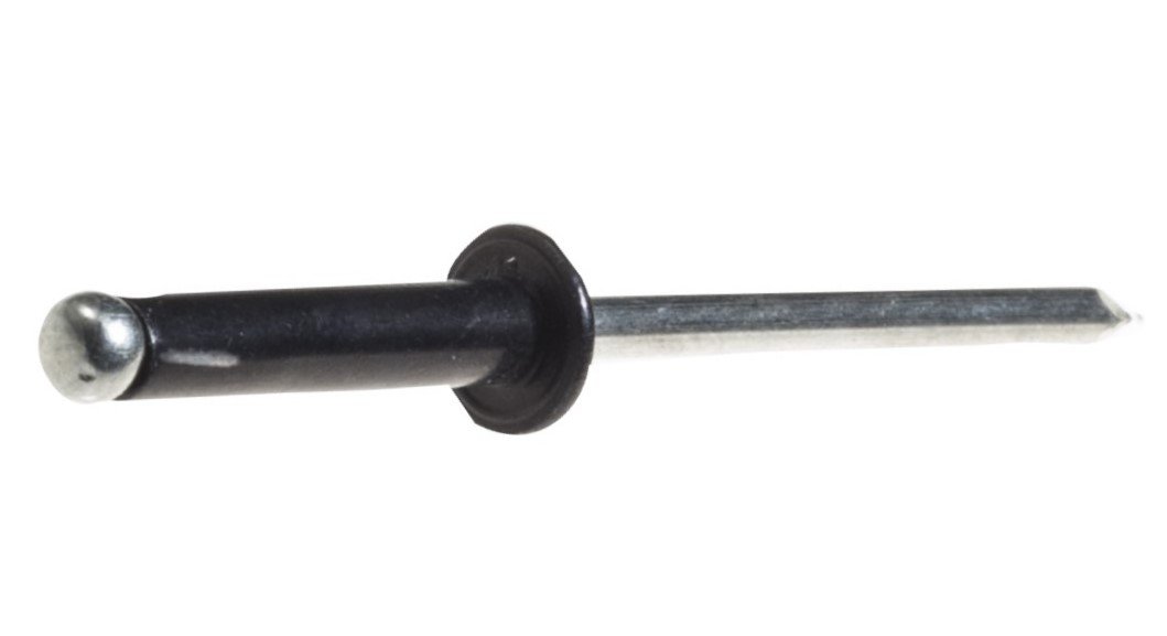 Artículo REMACHE DE CLAVO POP DE ALUMINIO COLOR NEGRO AS43 1/8X3/16 L0.312 de nuestra sub línea UNICANAL SOLIDO CALIBRE 16 referente a la línea soporteria y sujecion
