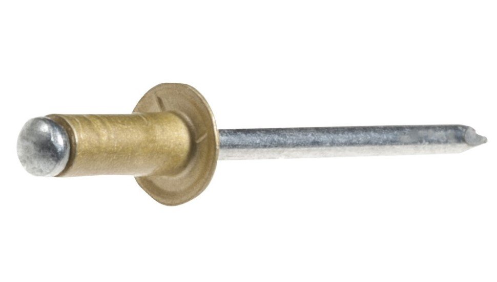 Artículo REMACHE DE CLAVO POP DE ALUMINIO COLOR CHAMPAGNE AS56 5/32X3/8 L0.515 de nuestra sub línea UNICANAL SOLIDO CALIBRE 16 referente a la línea soporteria y sujecion