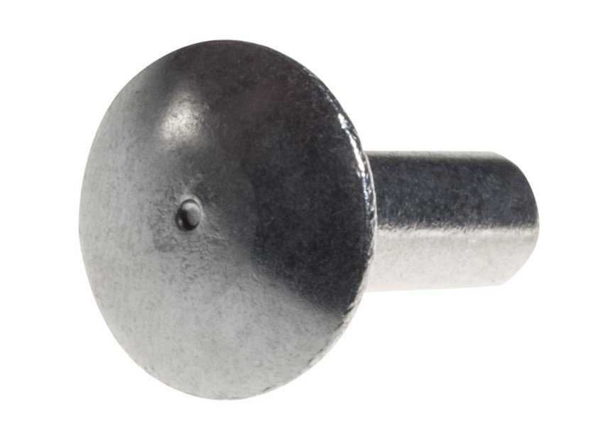 Artículo REMACHE DE GOLPE DE ALUMINIO DURO 1/4X5/8 de nuestra sub línea UNICANAL SOLIDO CALIBRE 16 referente a la línea soporteria y sujecion