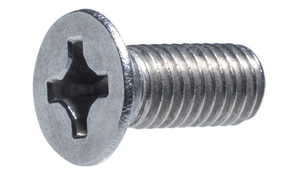 Artículo TORNILLO CABEZA PLANA PHILLIPS T304 INOXIDABLE MM 2X6 de nuestra sub línea TORNILLO COCHE G2 NC NATURAL referente a la línea tornillos varios