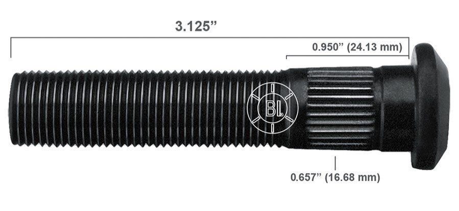 Artículo BIRLO RUEDA DERECHA 5/8-18X3.125 (79.38MM) BR20-001RP H22-112 2112-R de nuestra sub línea PERNO AGRICOLA referente a la línea automotriz