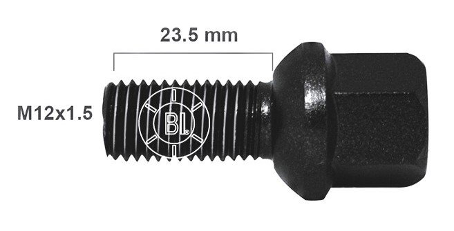 Artículo BIRLO RUEDA DERECHA M12-1.50X51.000 (2.01IN) BR30-007RP H33-163 3163-R de nuestra sub línea PERNO AGRICOLA referente a la línea automotriz