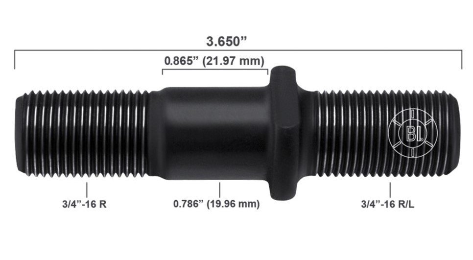 Artículo BIRLO EXTRA PESADO DERECHA 3/4-16X3.594 (91.28MM) BR50-001RP H22-011 2011-R de nuestra sub línea PERNO AGRICOLA referente a la línea automotriz