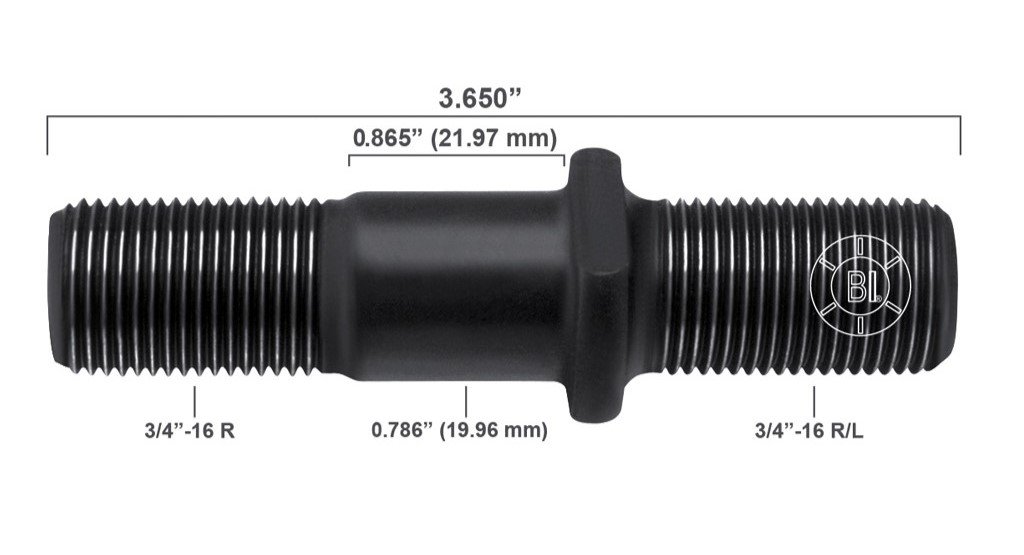 Artículo BIRLO EXTRA PESADO IZQUIERDA 3/4-16X3.594 (91.28MM) BR50-002LP H22-012 2012-L de nuestra sub línea PERNO AGRICOLA referente a la línea automotriz