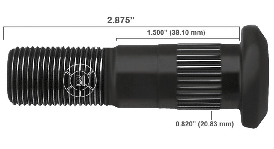 Artículo BIRLO EXTRA PESADO DERECHA 3/4-16X2.875 (73.03MM) BR50-049RP H55-139 H55-125 5139-R de nuestra sub línea PERNO AGRICOLA referente a la línea automotriz