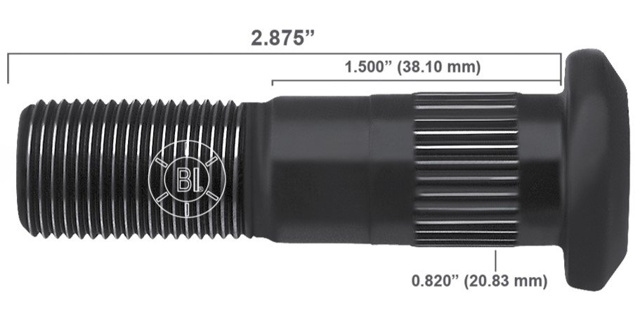 Artículo BIRLO EXTRA PESADO IZQUIERDA 3/4-16X2.875 (73.03MM) BR50-050LP H55-140 H55-126 5140-L de nuestra sub línea PERNO AGRICOLA referente a la línea automotriz