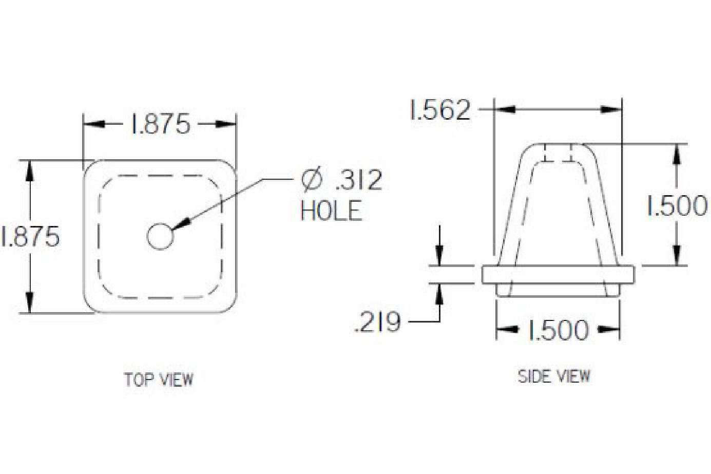 Artículo TAPON DE APILAMIENTO CUADRADO FUNDIDO 2 de nuestra sub línea TAPON DE APILAMIENTO FUNDIDO referente a la línea nesting caps