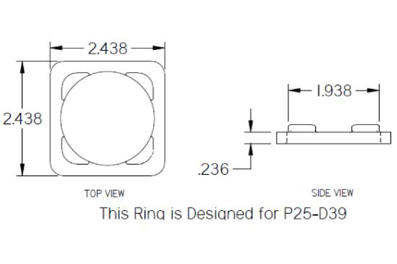 Artículo ANILLO RETENEDOR FUNDIDO 2.5 de nuestra sub línea TAPON DE APILAMIENTO FUNDIDO referente a la línea nesting caps