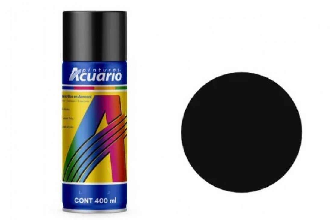 Artículo AEROSOL ACUARIO NEGRO MATE AA79705 de nuestra sub línea AEROSOLES referente a la línea aerosoles