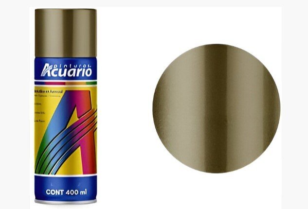 Artículo AEROSOL ACUARIO ORO RICO METALICO AA78605 de nuestra sub línea AEROSOLES referente a la línea aerosoles