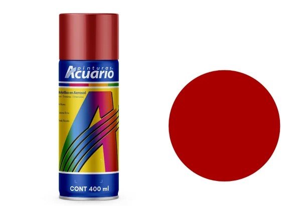 Artículo AEROSOL ACUARIO ROJO BERMELLON AA77605 de nuestra sub línea AEROSOLES referente a la línea aerosoles