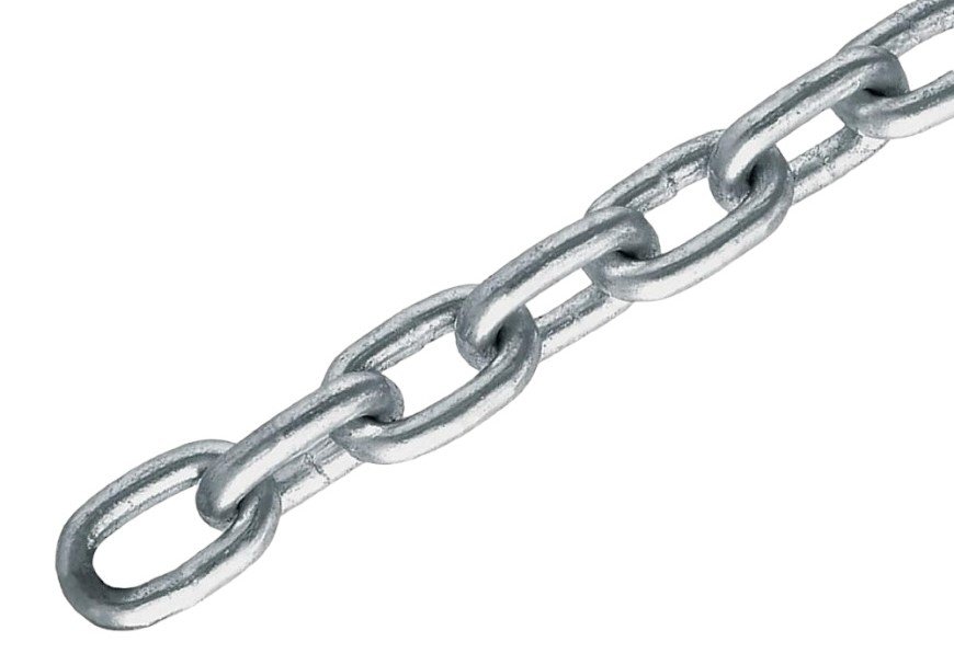 Artículo CADENA DE ACERO G30 GALVANIZADA 50 KGS 1/2 de nuestra sub línea CASQUILLO DE ALUMINIO PARA CABLE DE ACERO referente a la línea accesorios y más